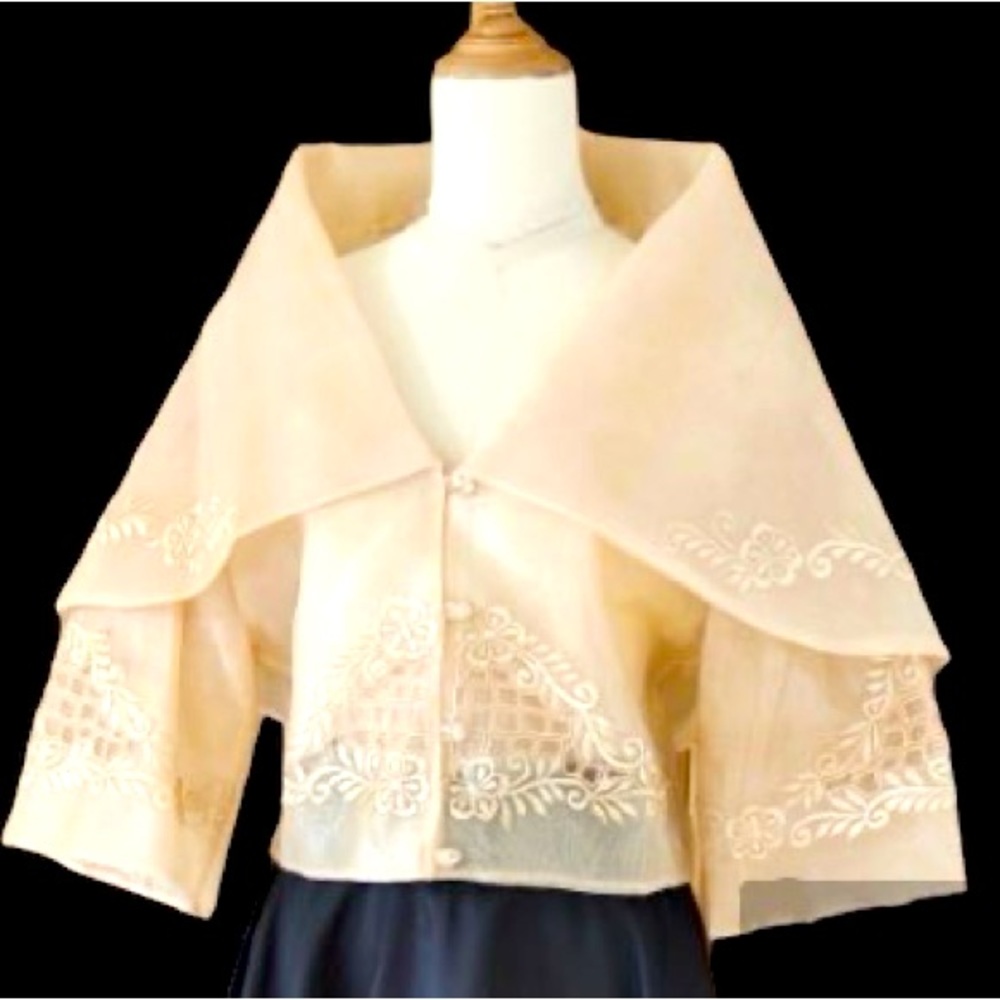 Traditional wear- Filipiniana Maria Clara Style.